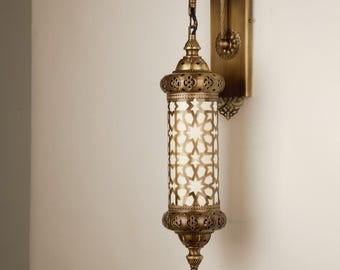 Applique da parete: lampada a sospensione in stile turco ottomano