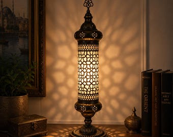 Handcrafted Turkish Floor Lamp – Ottoman Style, Bohemian Decor