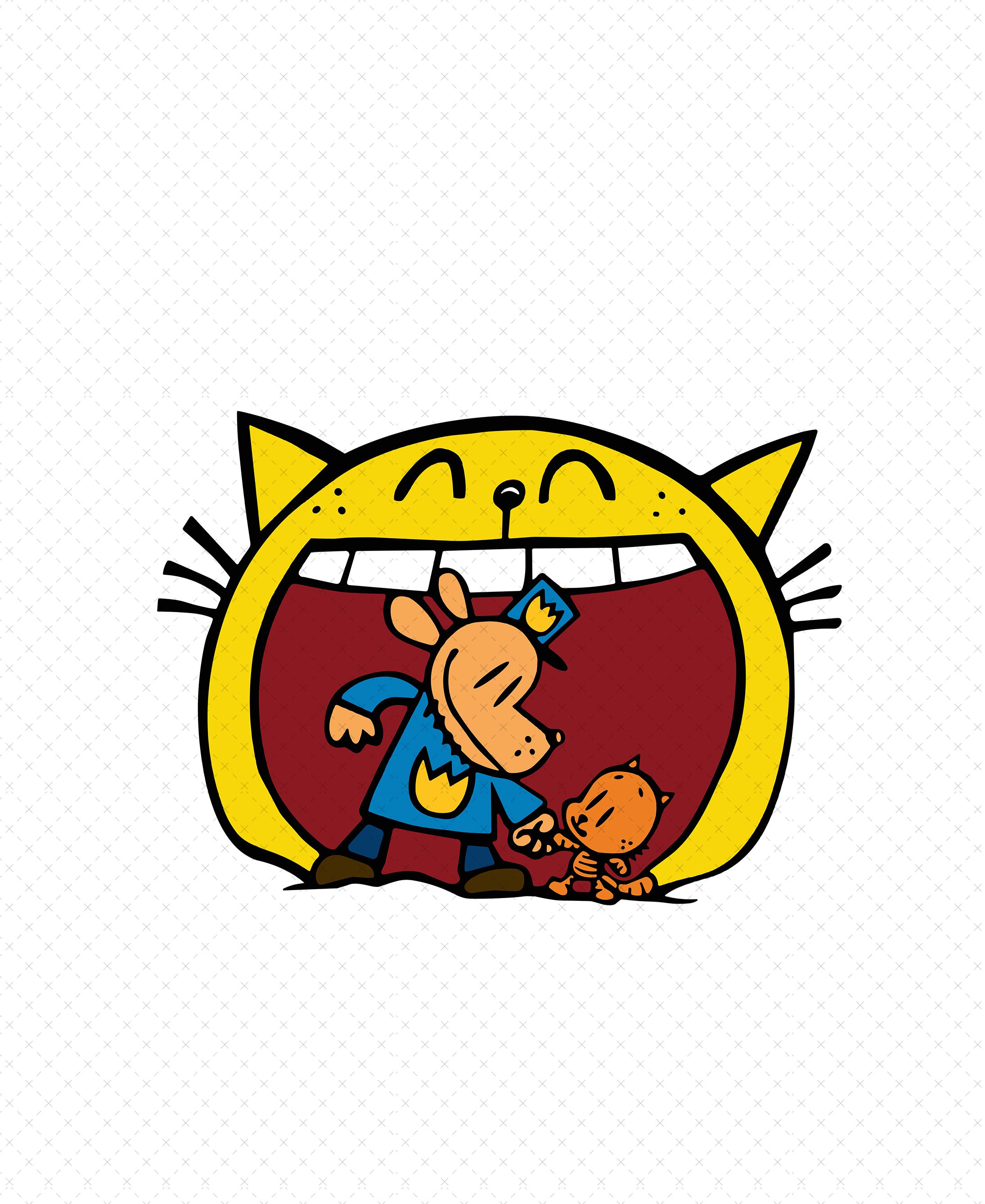 Dog Man Clipart, Petey the Cat, Lil Petey SVG PNG - Etsy