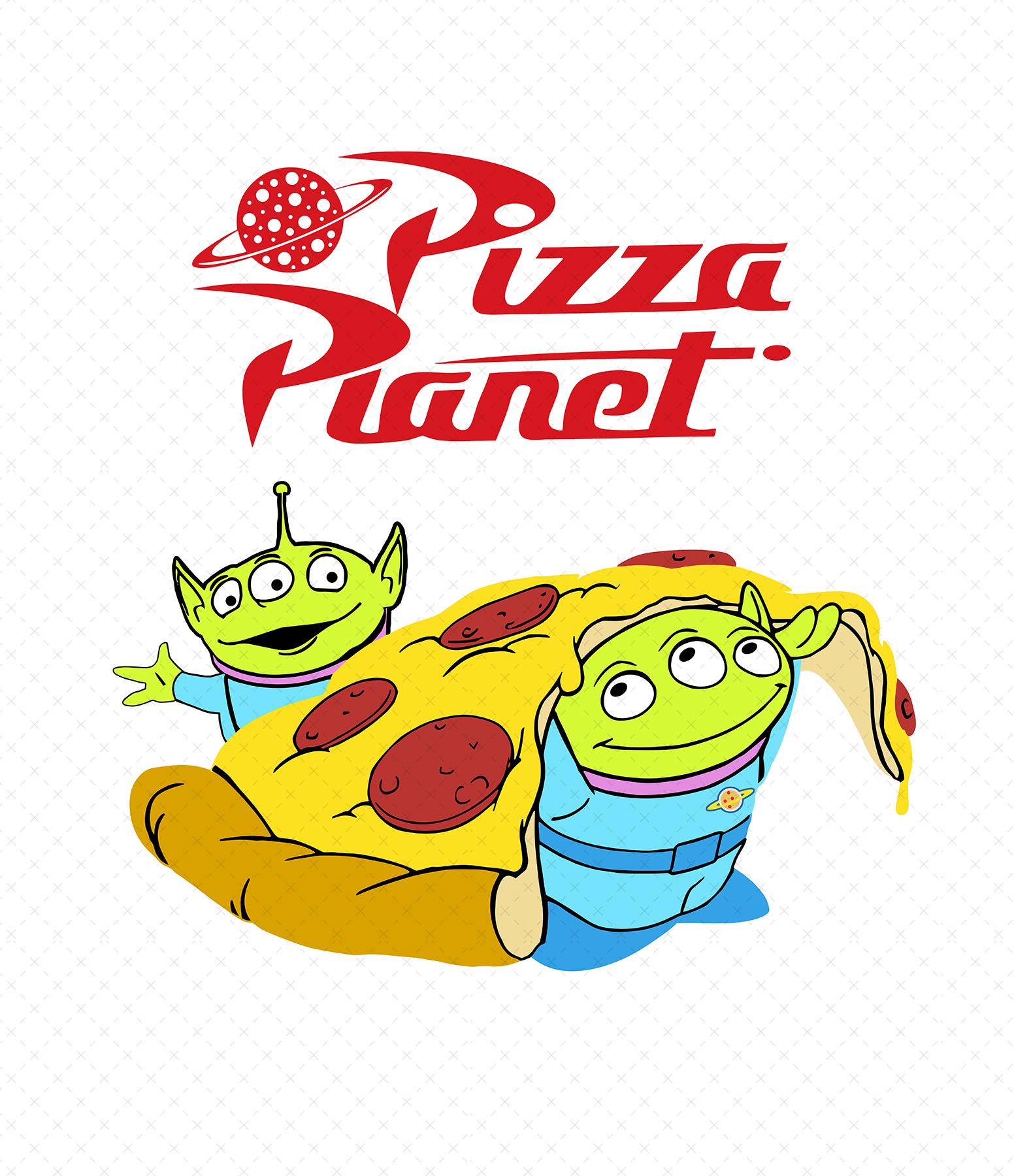 Pizza Planet Clipart PNG SVG: Toy Story Aliens Sublimation - Etsy