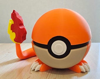 3D-geprinte Pokeballs-replica N3D Charmander Evolutions