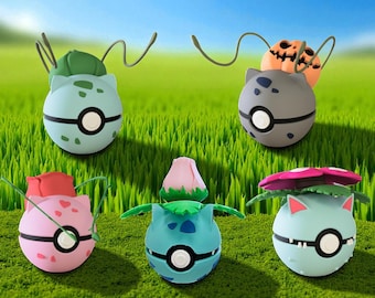 3D-geprinte Pokeballs-replica N3D Bulbasaur Evolutions