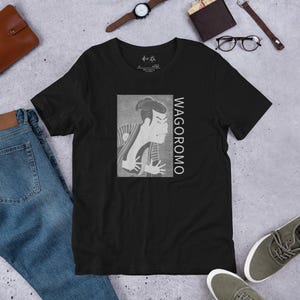 Otani Oniji Ukiyo-e T-Shirt(LG) – Japanese Modern Art Tee, Edo Style Shirt, Traditional Woodblock Print Design, Japanese Culture Streetwear