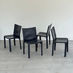 Ensemble de 412 chaises Cab par Mario Bellini pour Cassina