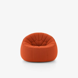 Ottoman Fauteuil Pivotant - Swivel Armchair - Modern Accent Chair - Comfortable Rotating Lounge Seat