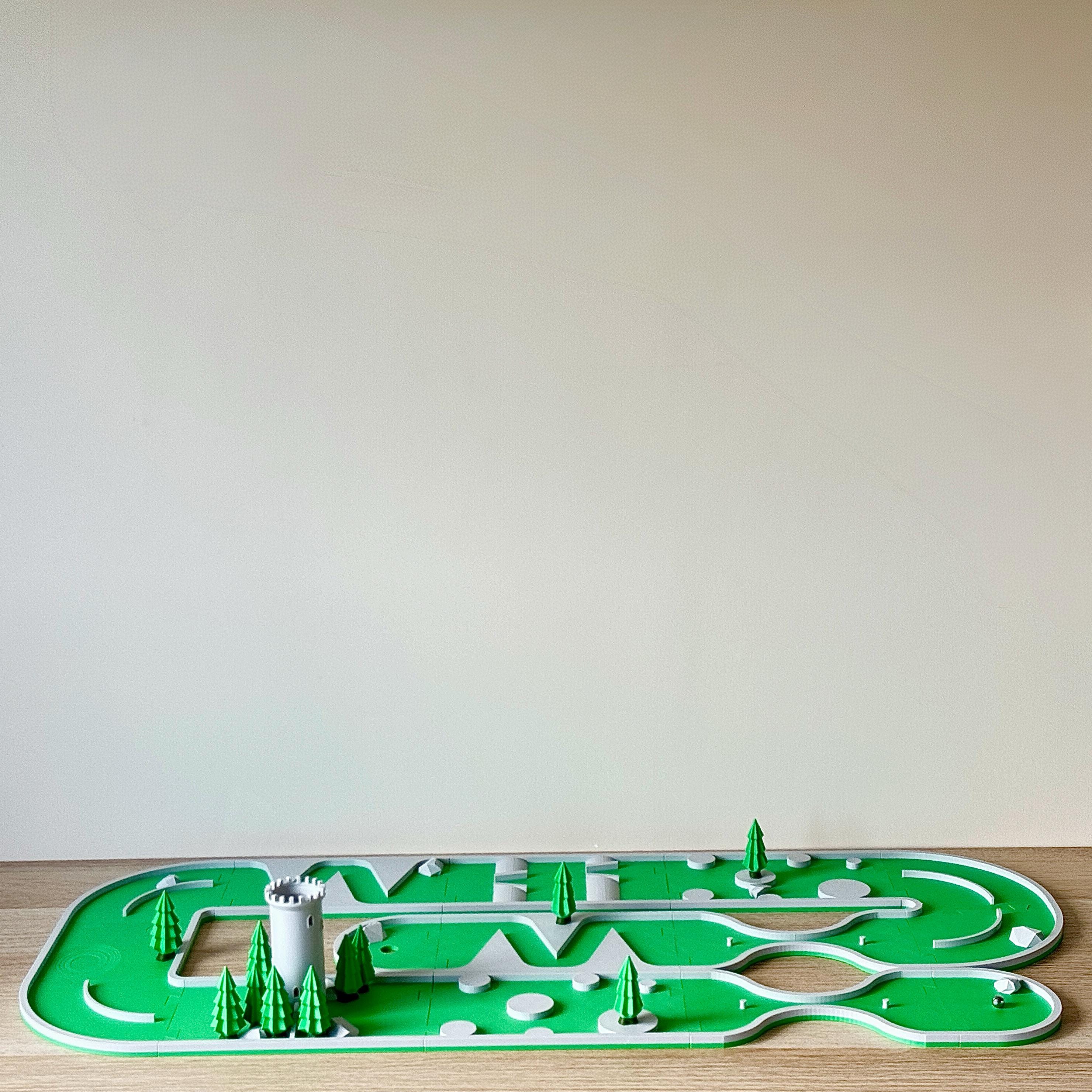 Desktop Mini Gold Desktop Mini Golf | 3D Printed Modular Tabletop Game | Game for Golf ...