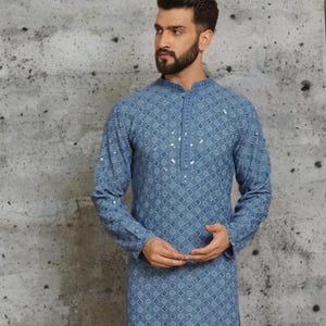 dusty blue mens dress shirt Men's Seaside Collared Shirt- and odor resistant keeping you feeling fresh the whole day through (or even multiple days Dark Blue Men's Dress Shirts