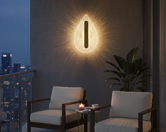 Applique murale LED moderne | Applique de chambre à coucher blanc chaud