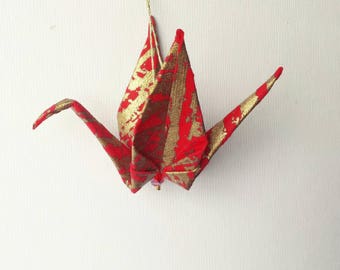 REDS Small Origami Peace Crane Ornament Set of 12