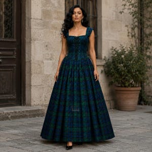 Plaid Evening Gown - Etsy