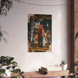 Alex Warren Fan Poster: Music Concert Wall Art