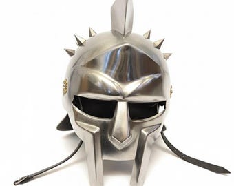 剣闘士ヘルメット | ローマのガレアのレプリカ | 歴史的なコスチューム