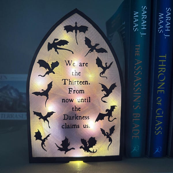 Throne of Glass Inspired Light Box - The Thirteen Lightbox
