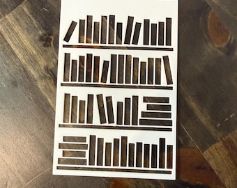 Buch Tracker Schablone | Bücherregal-Lese-Tracker