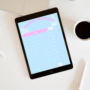 Aesthetic Saving Tracker | Printable Budget Goal Sheet | Cute Money ...