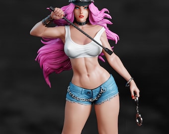 Fighter Girl Fan Art Statue - 3D Printable STL (Digital Download)