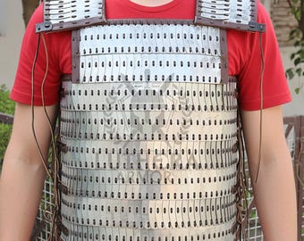Viking Lamellar Armor - 20 Gauge Steel Medieval Body Armor - Full Torso Scale LA-12
