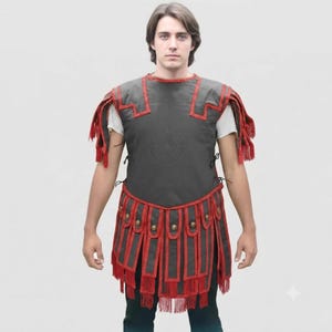 Roman Subarmalis Armor for LARP Cosplay, Centurion Gladiator Costume with Pteryges, LA-112 Easter