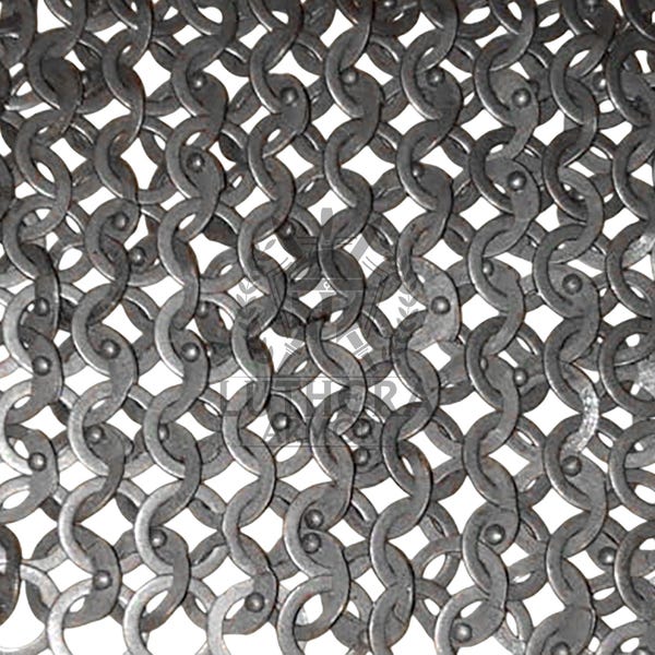 Kettenblatt Blatt - 9 MM Flachring Vernietet mit Massiven Ringen Zur Reparatur Maille LA-176 Ostern