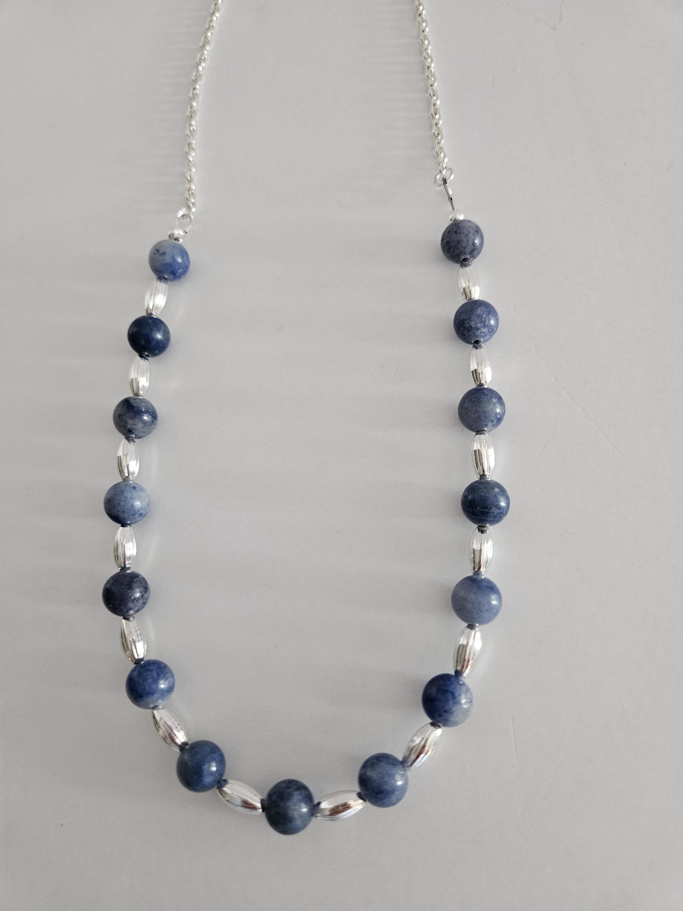 ネックレス・ペンダント blue quartz Necklace Blue Quartz Necklace - Etsy