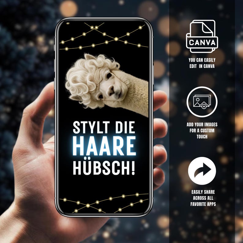 Lustige digitale Einladung zum Geburtstag, animierte Video eCard, Alpaka Karte, WhatsApp Einladung, Canva-Vorlage, Sofort-Download, digitale Geburtstagseinladung, bearbeitbare Canva-Vorlage, humorvolle Einladung, digitale Einladung für WhatsApp, personalisierte Einladung, Geburtstagsfeier Einladung, sofortige Einladung zum Download, animierte eCard, digitale Einladung Geburtstag, personalisierte Video-Einladung.