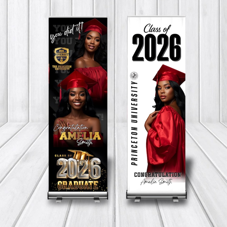 4X Graduation Banner Canva Editable Template Bundle | Graduation Banner for Graduation Parties | Custom Photo Grad Celebration Banner Design
03 Graduation Banner Canva Editable Template, Class of 2026 Celebration, Blue Graduation Banner for Grad Parties, Large Format Grad Banner
Graduation Banner Canva Editable Template Bundle, 4X Graduation Banner, Custom Photo Grad Celebration Banner Design, Instant Download