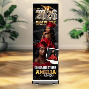 4X Graduation Banner Canva Editable Template Bundle | Graduation Banner for Graduation Parties | Custom Photo Grad Celebration Banner Design
03 Graduation Banner Canva Editable Template, Class of 2026 Celebration, Blue Graduation Banner for Grad Parties, Large Format Grad Banner
Graduation Banner Canva Editable Template Bundle, 4X Graduation Banner, Custom Photo Grad Celebration Banner Design, Instant Download