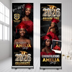 4X Graduation Banner Canva Editable Template Bundle | Graduation Banner for Graduation Parties | Custom Photo Grad Celebration Banner Design
03 Graduation Banner Canva Editable Template, Class of 2026 Celebration, Blue Graduation Banner for Grad Parties, Large Format Grad Banner
Graduation Banner Canva Editable Template Bundle, 4X Graduation Banner, Custom Photo Grad Celebration Banner Design, Instant Download