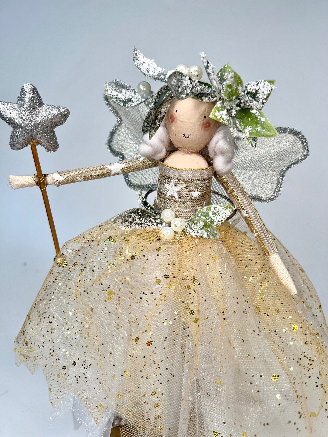 Fairy Angel Christmas Tree Topper Etsy