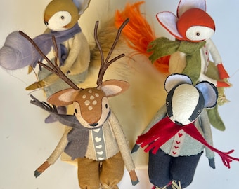 Linha de personagens Amigos da Floresta