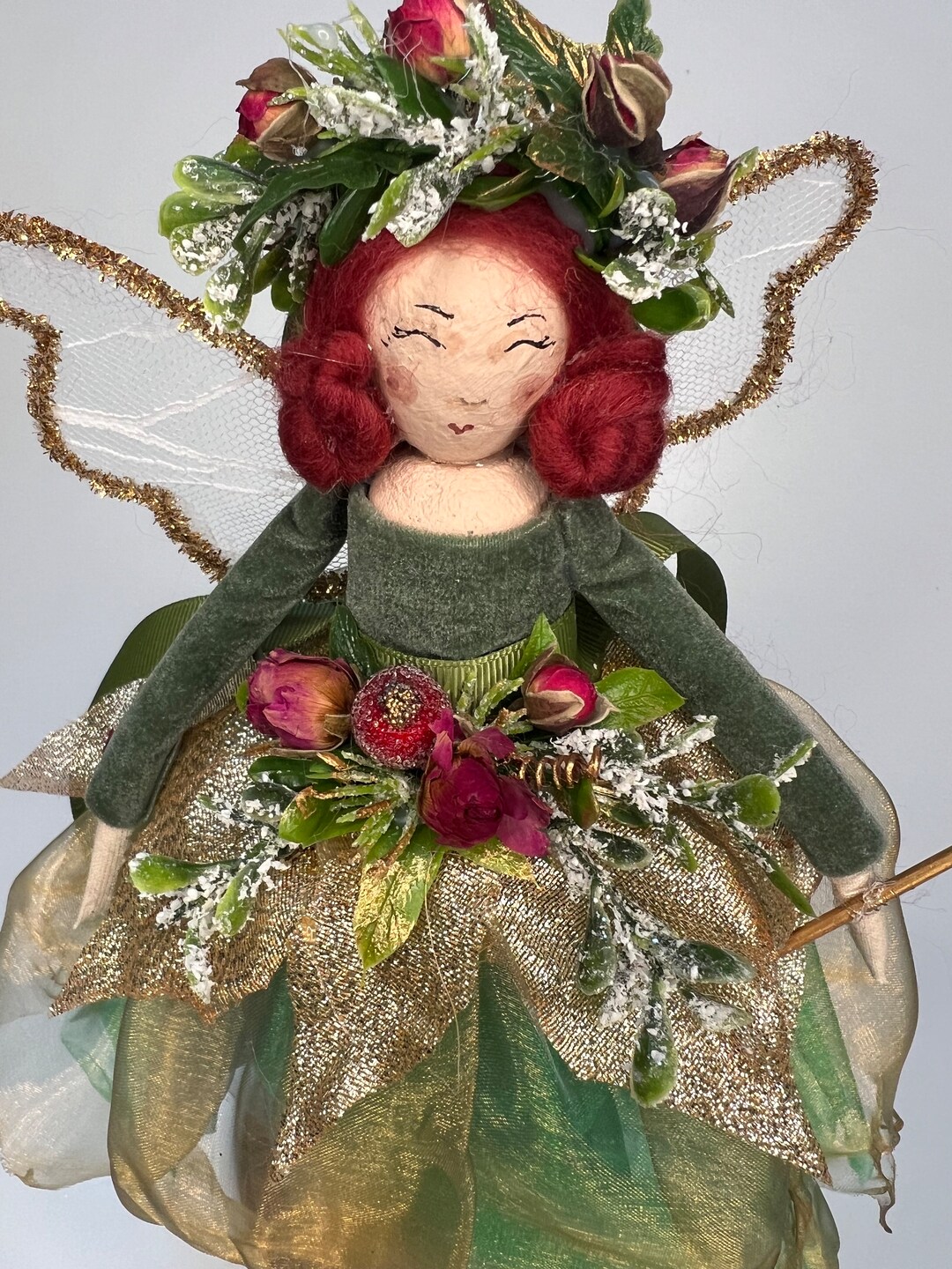 Fairy Angel Christmas Tree Topper Etsy
