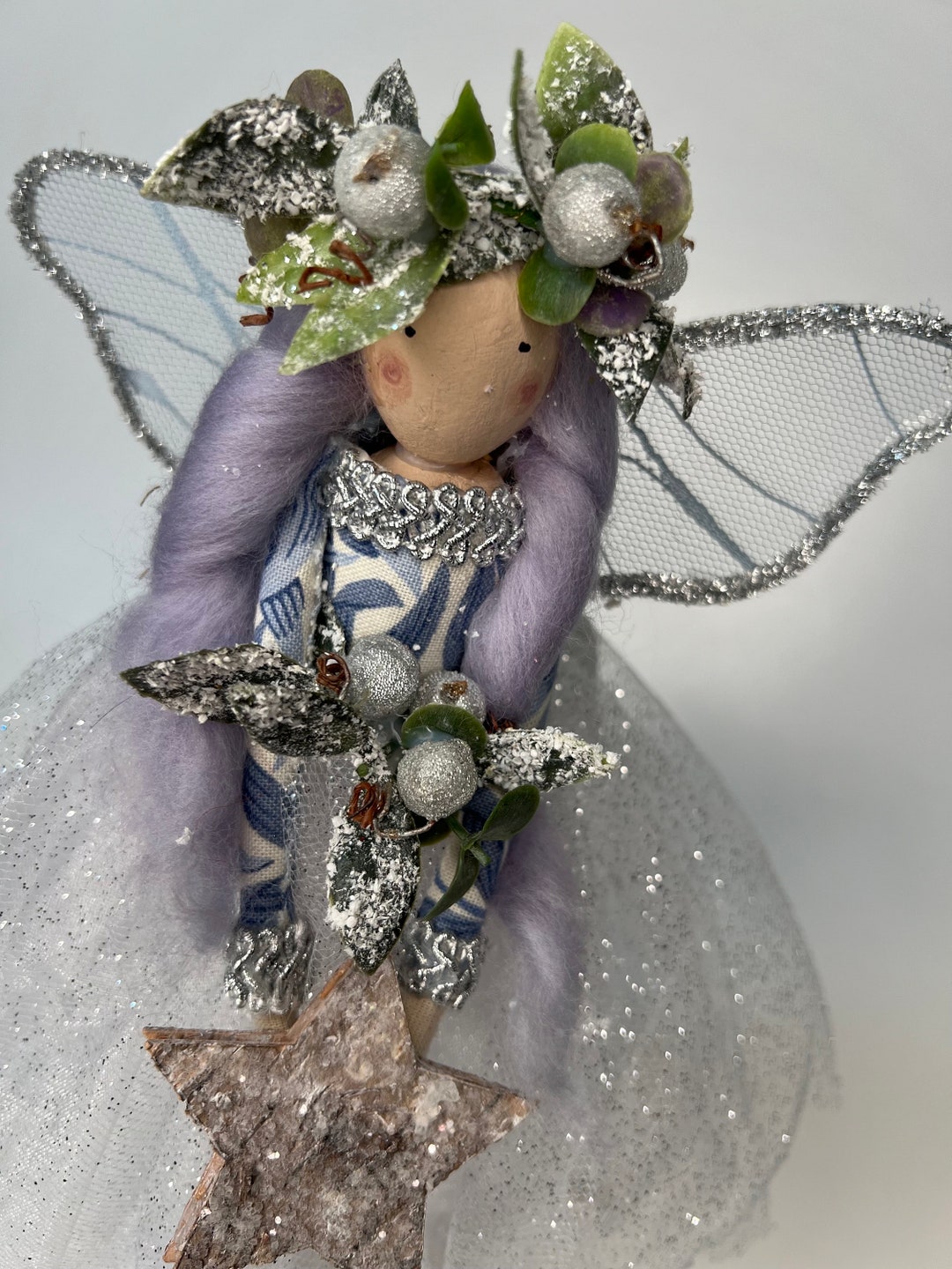 Fairy Angel Christmas Tree Topper Etsy