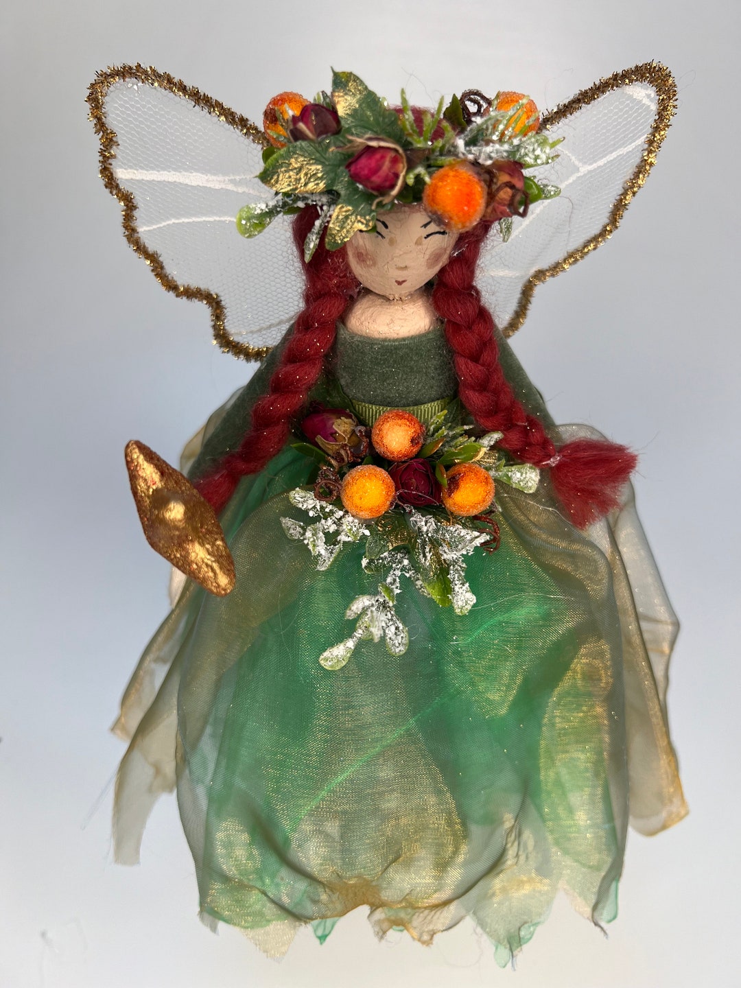 Fairy Angel Christmas Tree Topper Etsy