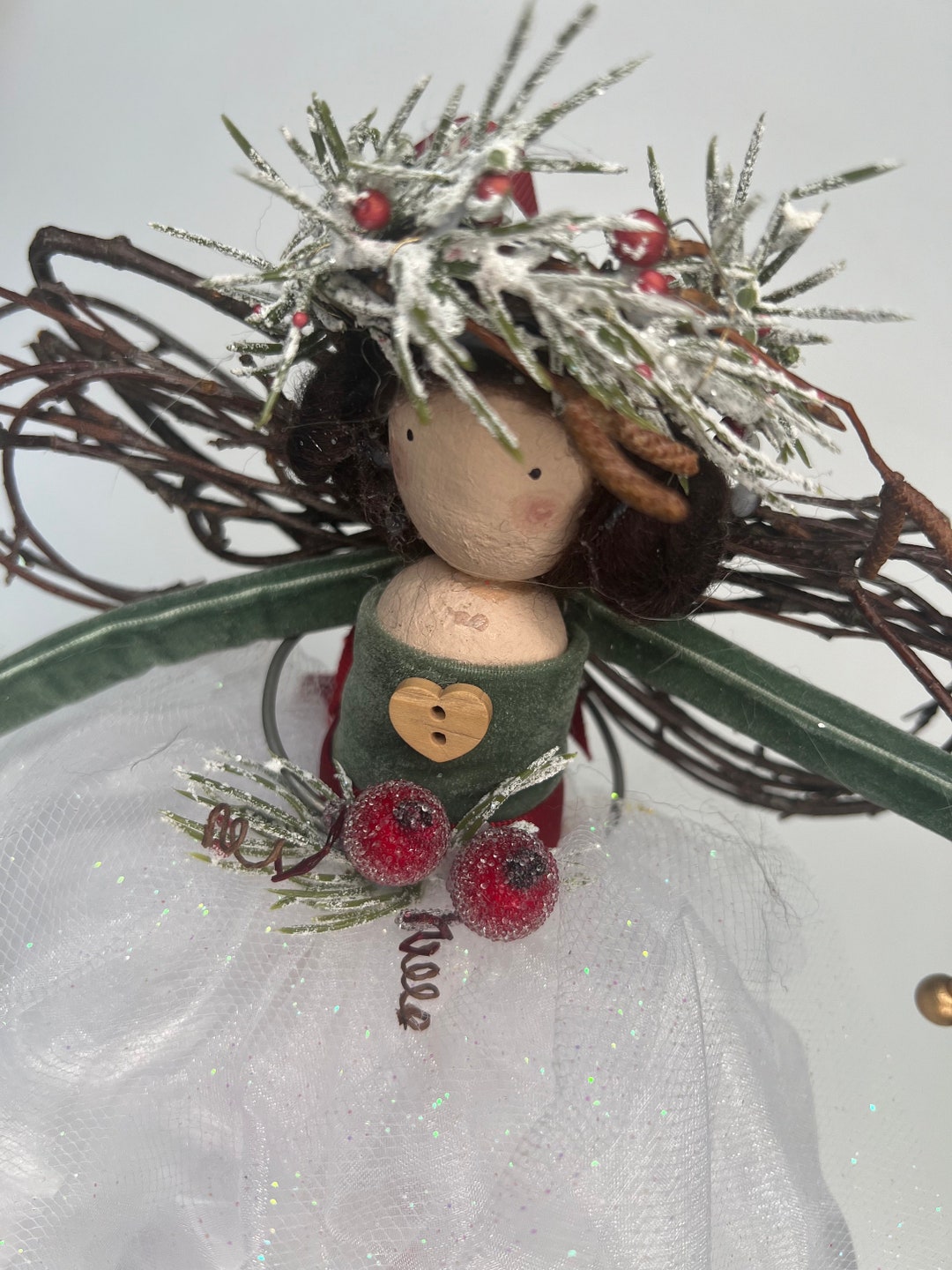 Fairy Angel Christmas Tree Topper Etsy UK