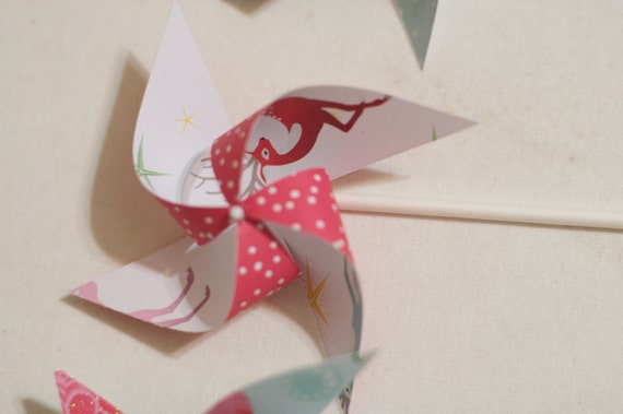 Unique Christmas Packaging Accessories, Christmas Stocking Stuffer Holiday Party favor Pinwheels -12 Mini Pinwheels (Custom orders welcomed) Il_570xn