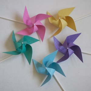 Unicorn party My little pony party decorations - Unicon party favors unicon party decor Unicorn Birthday favor Pastel -12 Mini Pinwheels