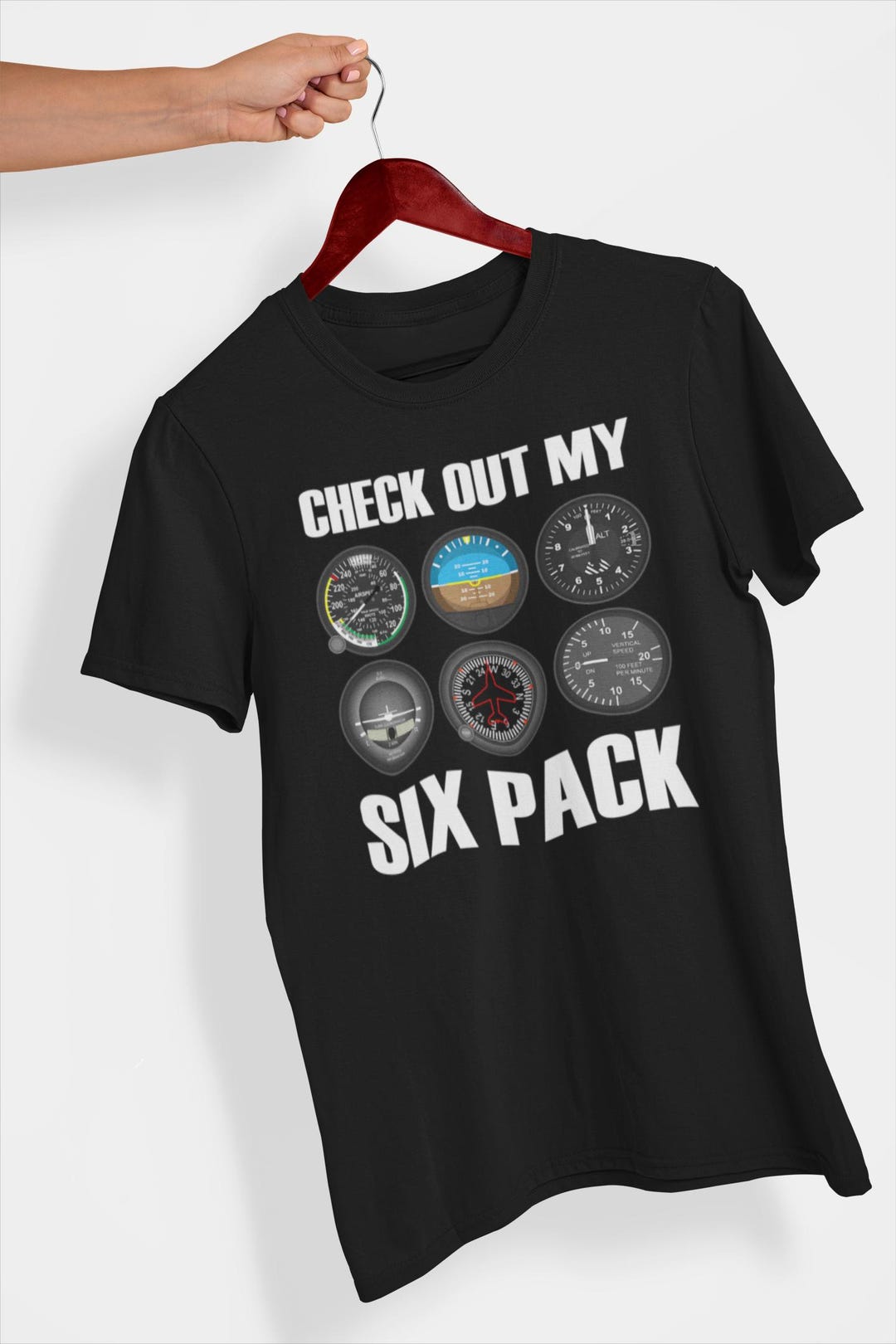 Check Out My Six Pack Aviation T shirt Funny Pilot Tee With Cockpit check-out-my-six-pack-aviation-t-shirt-funny-pilot-tee-with-cockpit