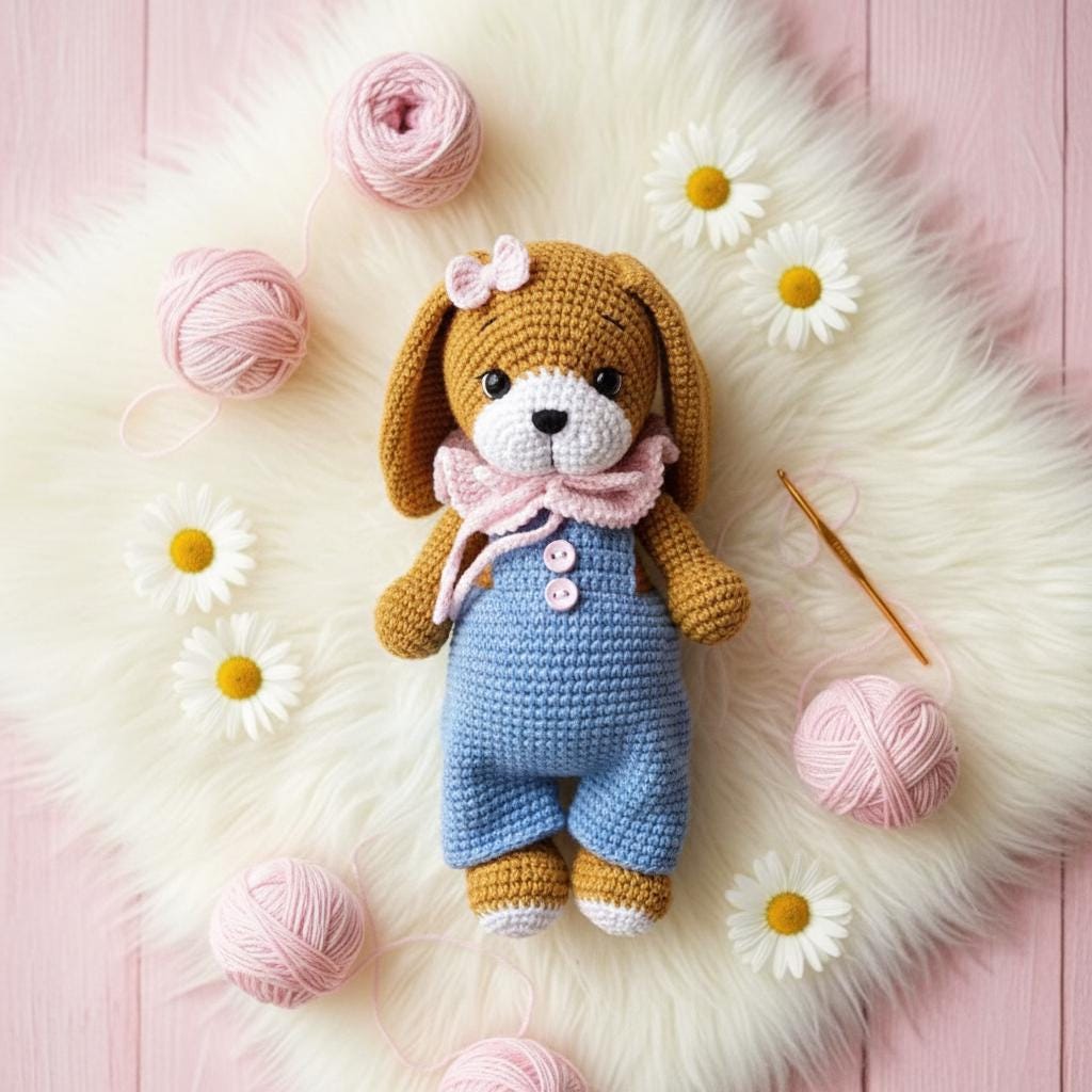 30 Pitbull Crochet Patterns for Amigurumi, Blankets, Pillows, and More 31 No-Sew Sitting Dog Pattern with Pitbull Option