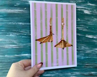 Seagull Feet Illustration Print | Whimsical Coastal Decor (A5)