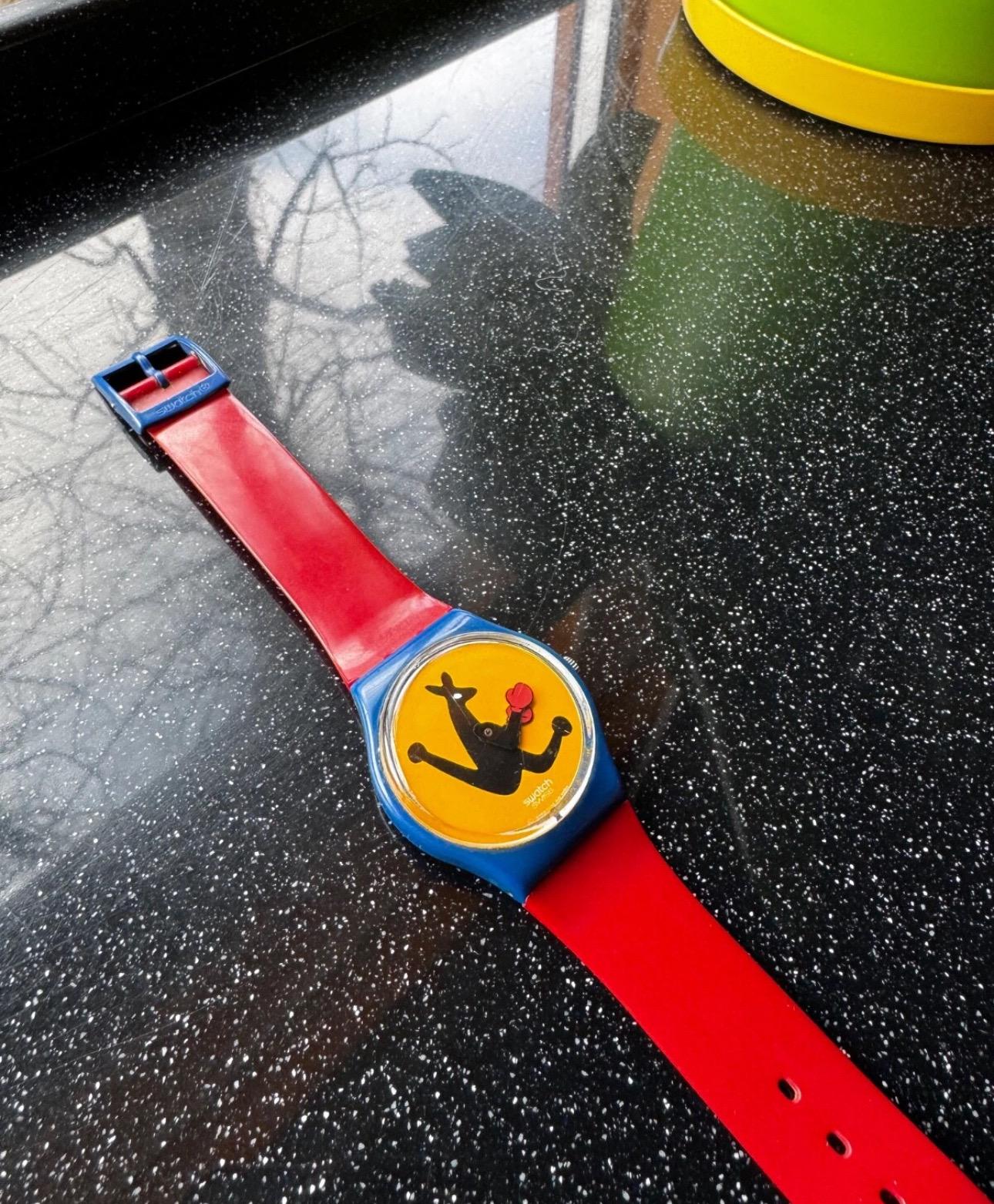Swatch Watch Boxing 1996 Kangaroo Red Swiss Limited Edition - Etsy