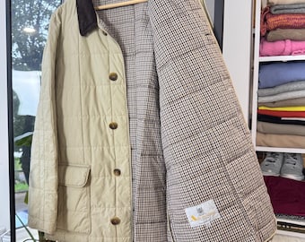 Aquascutum vintage quilted jacket size L-XL