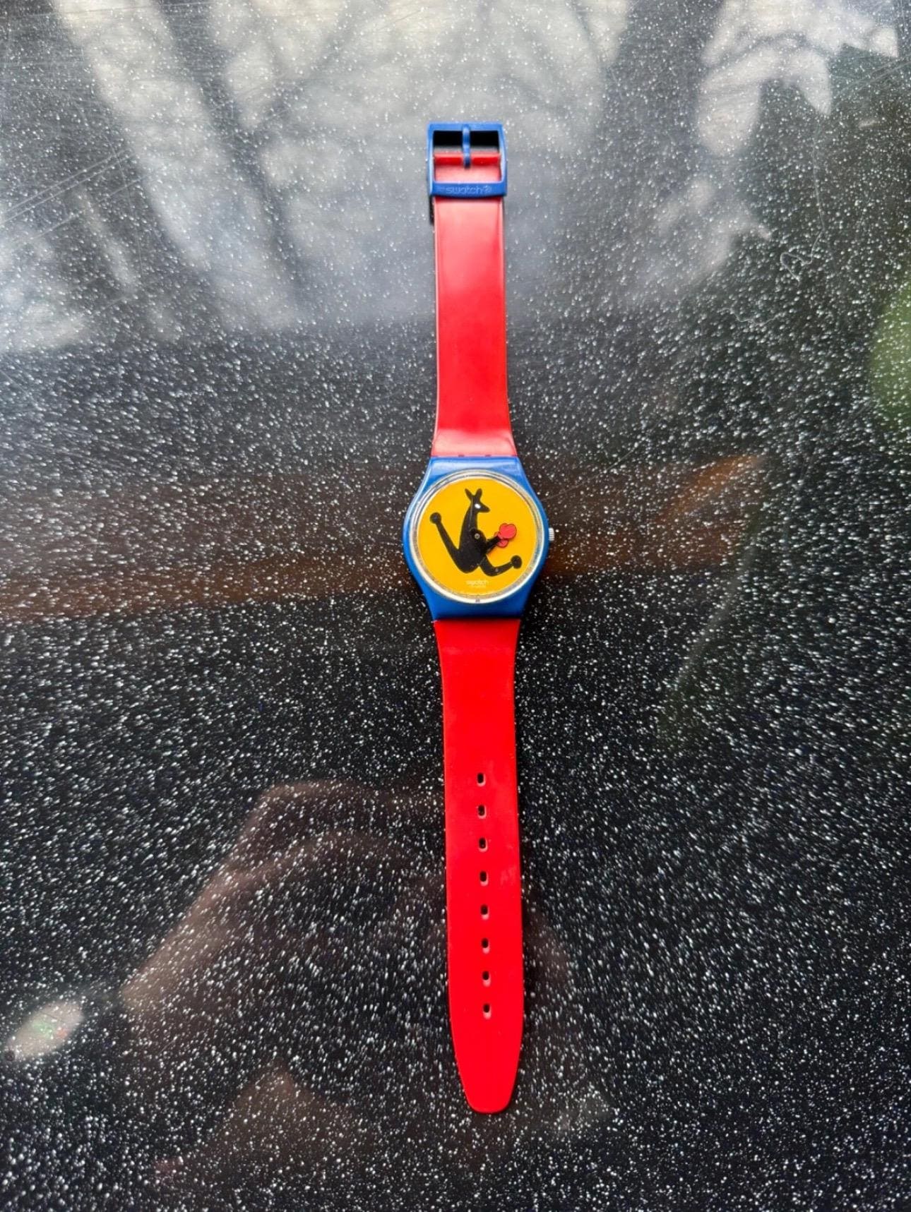 Swatch Watch Boxing 1996 Kangaroo Red Swiss Limited Edition - Etsy