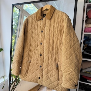 Barbour quilted cannes jacket size L