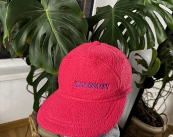 Salomon vintage fleece cap made in Korea