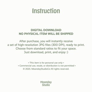 Serendipity Definition Print | Minimalistisk typografisk väggkonst | Inspirerande citatposter | Avkopplande blå sovrumsinredning bild 10
