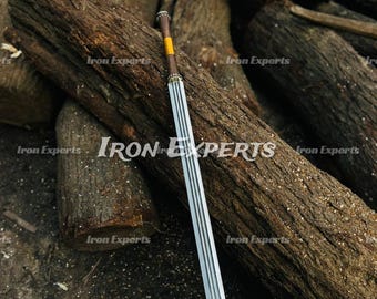 Handmade Konda Ikakalaka Sword: 5160 Carbon Steel Blade Hunting Knife