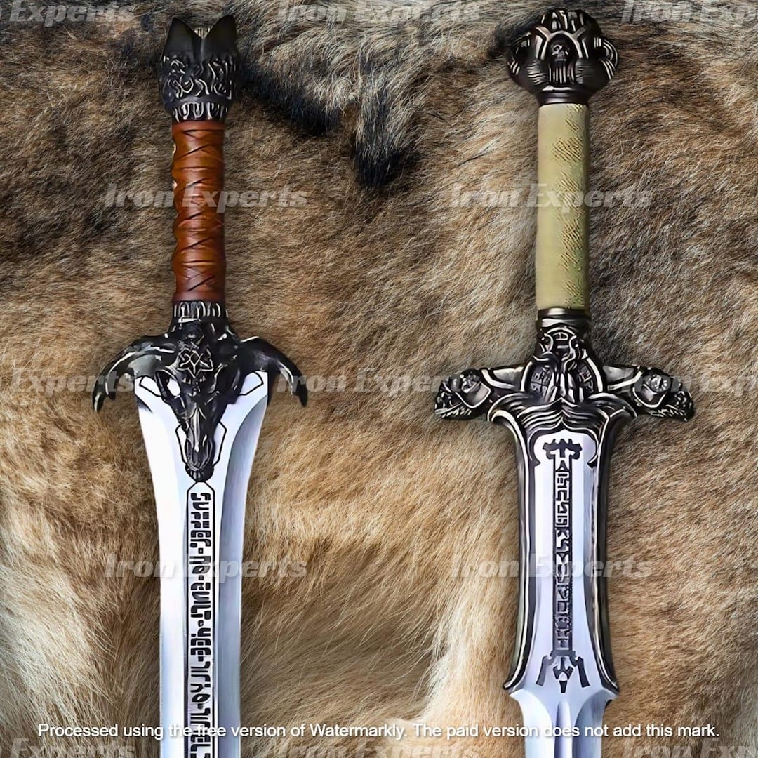 Handmade Atlantean Sword – Conan the Barbarian Replica, Medieval ...