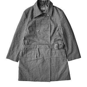 Vintage Fendi Coat Jacket Zucca