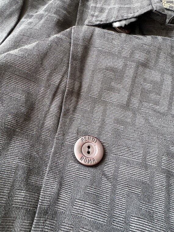 Fendi コート　ズッカ　ヴィンテージ FENDI フェンディ ヴィンテージ ロングコート アウター