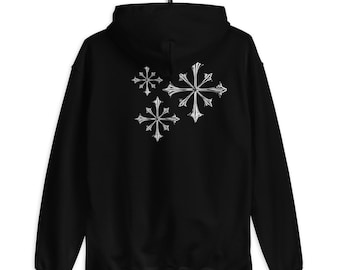 Gothic Cross Full Zip Hoodie - Etsy
